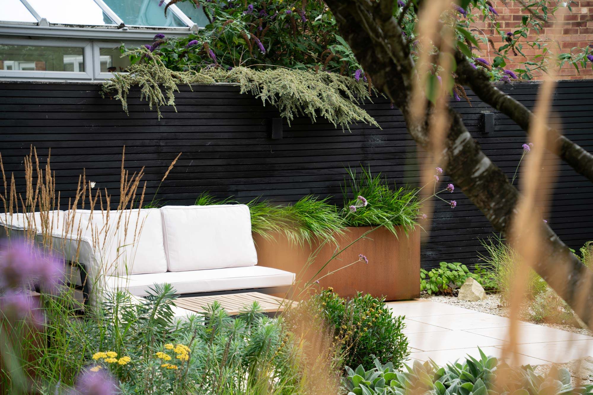 Detail of garden design by The Conscious Gardening Co.