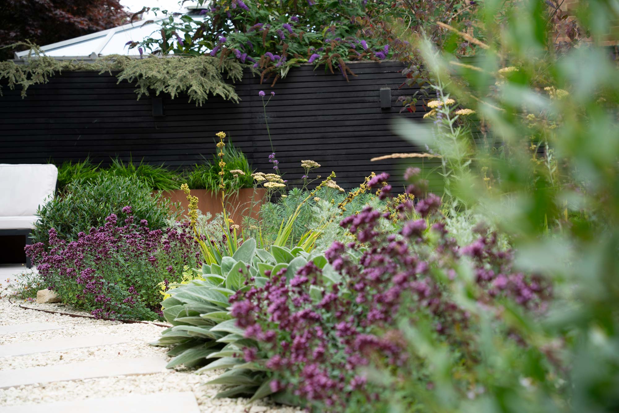 Detail of garden design by The Conscious Gardening Co.